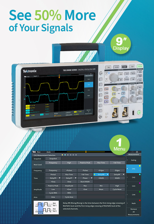 TestEquity: Tektronix TBS2104B Digital Oscilloscope, 4 Channel